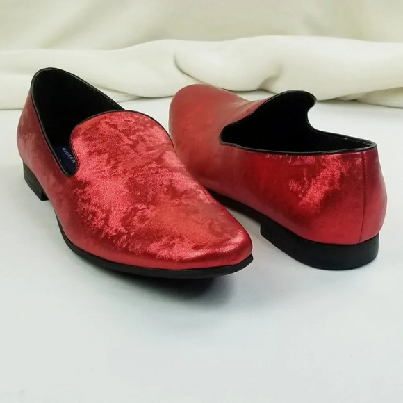Giorgio Brutini 10M Red Slip On Men\'s  Loafers main image 10